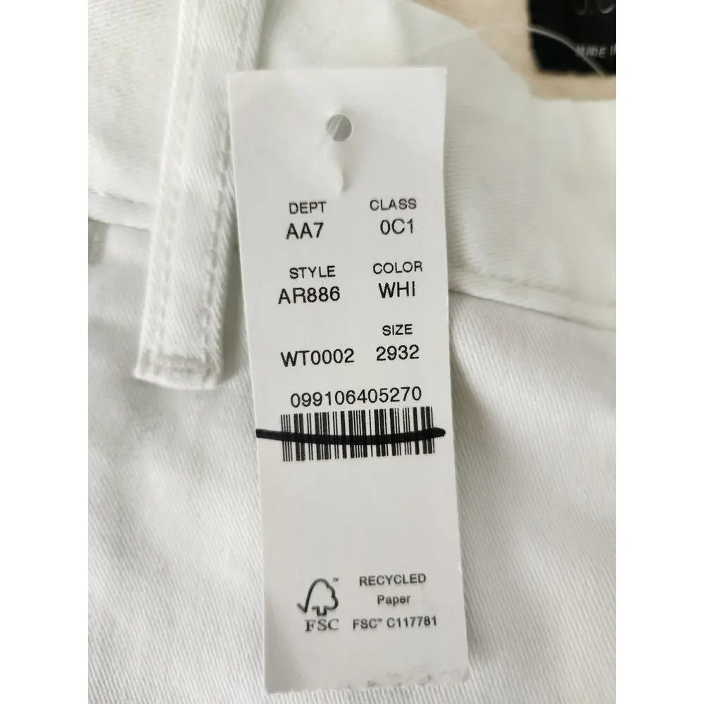 NWT J. Crew Men's 770™ Straight-fit stretch chino pant White 29/32